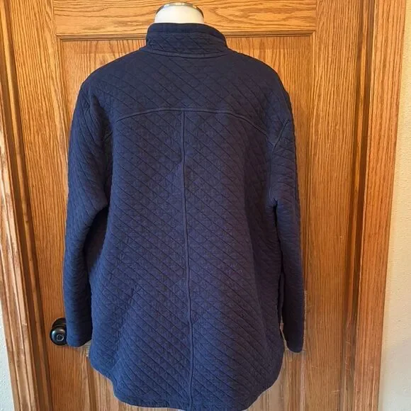DULUTH Trading Company Quilted Snap Pullover Sweatshirt - Picture 2 of 12